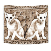 Oriental Shorthair Cat Print Tapestry-Free Shipping - Deruj.com