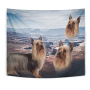 Cute Australian Silky Terrier Print Tapestry-Free Shipping - Deruj.com