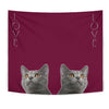 Chartreux Cat Print Tapestry-Free Shipping - Deruj.com