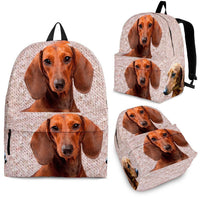 Dachshund Dog Print Backpack-Express Shipping - Deruj.com