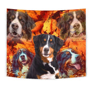 Bernese Mountain Dog Print Tapestry-Free Shipping - Deruj.com