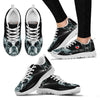 Boston Terrier Black Print Running Shoes For Women- Free Shipping - Deruj.com