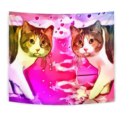 Manx Cat Print Tapestry-Free Shipping - Deruj.com