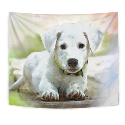 Labrador Puppy Art Print Tapestry-Free Shipping - Deruj.com