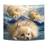 Pomeranian Dog Print Tapestry-Free Shipping - Deruj.com