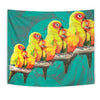 Sun Conure Parrot Print Tapestry-Free Shipping - Deruj.com