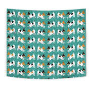 Toy Fox Terrier Dog Pattern Print Tapestry-Free Shipping - Deruj.com