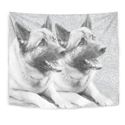 Amazing Norwegian Elkhound Print Tapestry-Free Shipping - Deruj.com