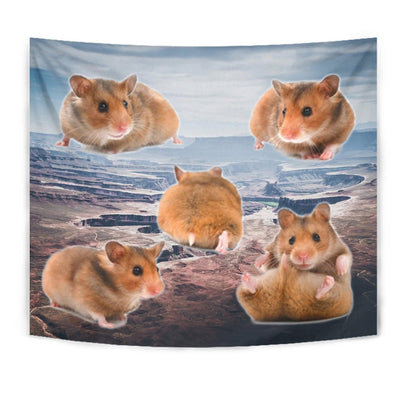 Djungarian Hamster Print Tapestry-Free Shipping - Deruj.com