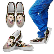 Aidi(Atlas Mountain) Dog Print Slip Ons For Kids-Express Shipping - Deruj.com