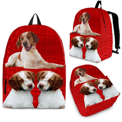 Brittany Dog Print Backpack-Express Shipping - Deruj.com