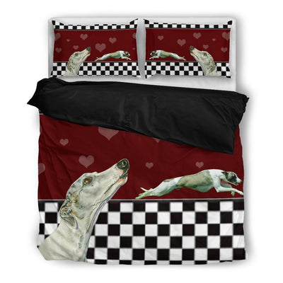Valentine's Day Special-Whippet Dog Print Bedding Set-Free Shipping - Deruj.com