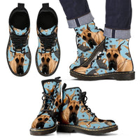 Great Dane Print Boots For Men-Express Shipping - Deruj.com