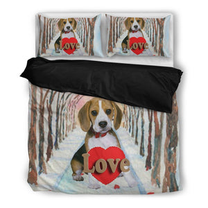 Valentine's Day Special-Beagle Dog Print Bedding Set-Free Shipping - Deruj.com