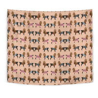 Cute Yorkie Pattern Print Tapestry-Free Shipping - Deruj.com