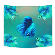 Betta Fish Art Print Tapestry-Free Shipping - Deruj.com