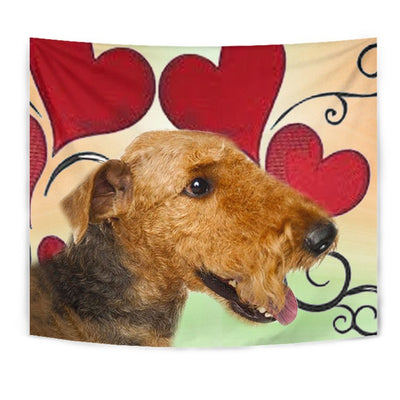 Airedale Terrier Print Tapestry-Free Shipping - Deruj.com