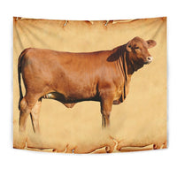 Red Brangus Cattle Print Tapestry-Free Shipping - Deruj.com