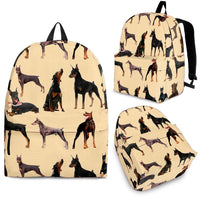 Doberman Pinscher Dog Print Backpack-Express Shipping - Deruj.com