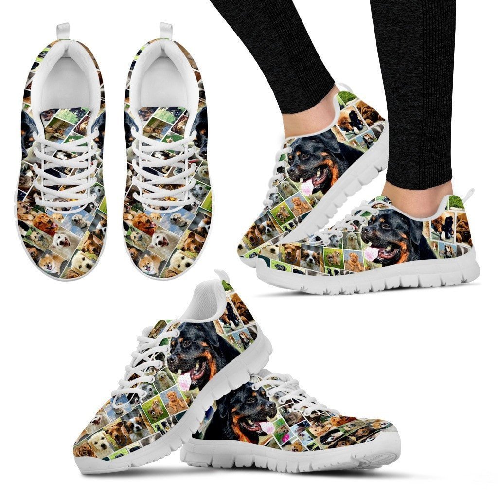 Lovely Rottweiler Print-Running Shoes For Women-Express Shipping - Deruj.com
