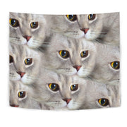Scottish Fold Cat Print Tapestry-Free Shipping - Deruj.com