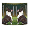 Amazing Boston Terrier Dog Art Print Tapestry-Free Shipping - Deruj.com