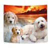 Goldendoodle Dog Print Tapestry-Free Shipping - Deruj.com