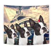Amazing Boston Terrier Print Tapestry-Free Shipping - Deruj.com