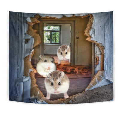 Roborovski Hamster Print Tapestry-Free Shipping - Deruj.com