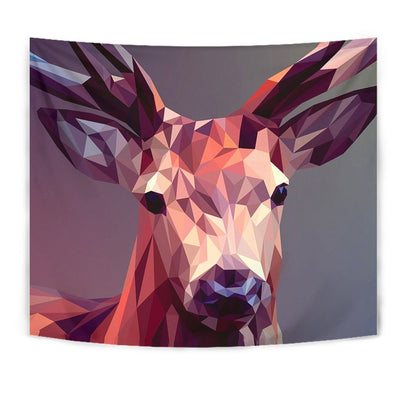 Deer Vector Art Print Tapestry-Free Shipping - Deruj.com