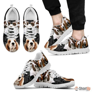 Basset Hound-Dog Running Shoes For Men-Free Shipping Limited Edition - Deruj.com