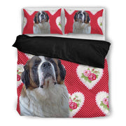 Valentine's Day Special- St. Bernard Dog Print Bedding Set-Free Shipping - Deruj.com