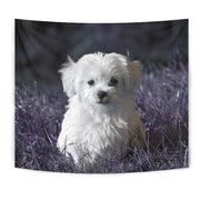 Lovely Maltese Dog Print Tapestry-Free Shipping - Deruj.com