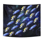 Cynotilapia Afra Fish Print Tapestry-Free Shipping - Deruj.com