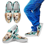 Labrador Print Slip Ons For Kids- Express Shipping - Deruj.com