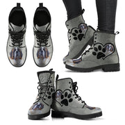 Valentine's Day Special-St. Bernard Dog Print Boots For Women-Free Shipping - Deruj.com