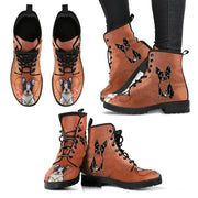 Valentine's Day Special Boston Terrier Print Boots For Women-Free Shipping - Deruj.com