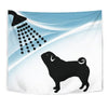 Cute Pug Dog Bath Print Tapestry-Free Shipping - Deruj.com