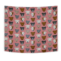 Pit Bull Dog Pattern Print Tapestry-Free Shipping - Deruj.com