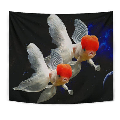 Oranda Fish Print Tapestry-Free Shipping - Deruj.com