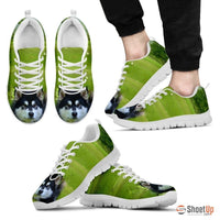 'Alaskan Dog' Running Shoes For Men-3D Print-Free Shipping - Deruj.com