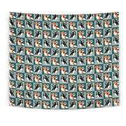 Cavalier King Charles Spaniel Dog Paws Print Tapestry-Free Shipping - Deruj.com