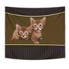 Abyssinian cat Print Tapestry-Free Shipping - Deruj.com