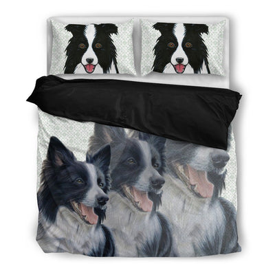 Amazing Border Collie Dog Print Bedding Set- Free Shipping - Deruj.com