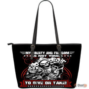 My Liberty- Large Leather Tote bag- Free Shipping - Deruj.com