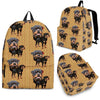 Rottweiler With Jacket Print Backpack- Express Shipping - Deruj.com