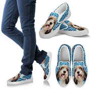 Petit Basset Griffon Vendeen Dog Print Slip Ons For Women-Express Shipping - Deruj.com