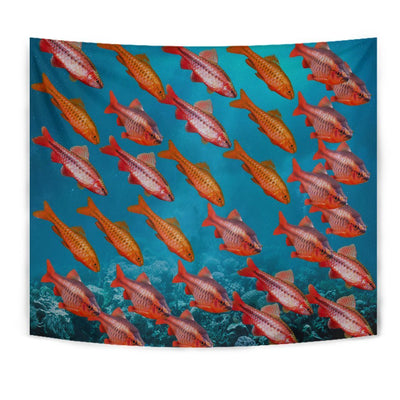 Cherry Barb Fish Print Tapestry-Free Shipping - Deruj.com
