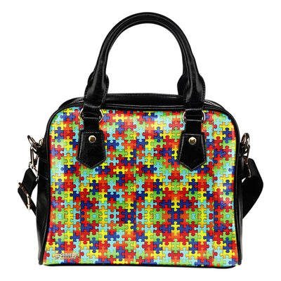 Autism Symbol Shoulder Handbag- Free Shipping - Deruj.com