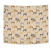 Greyhound Dog Pattern Print Tapestry-Free Shipping - Deruj.com